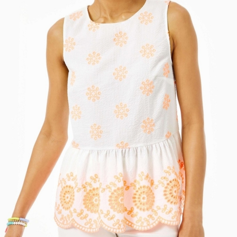 Lilly Pulitzer XXS Peplum Top